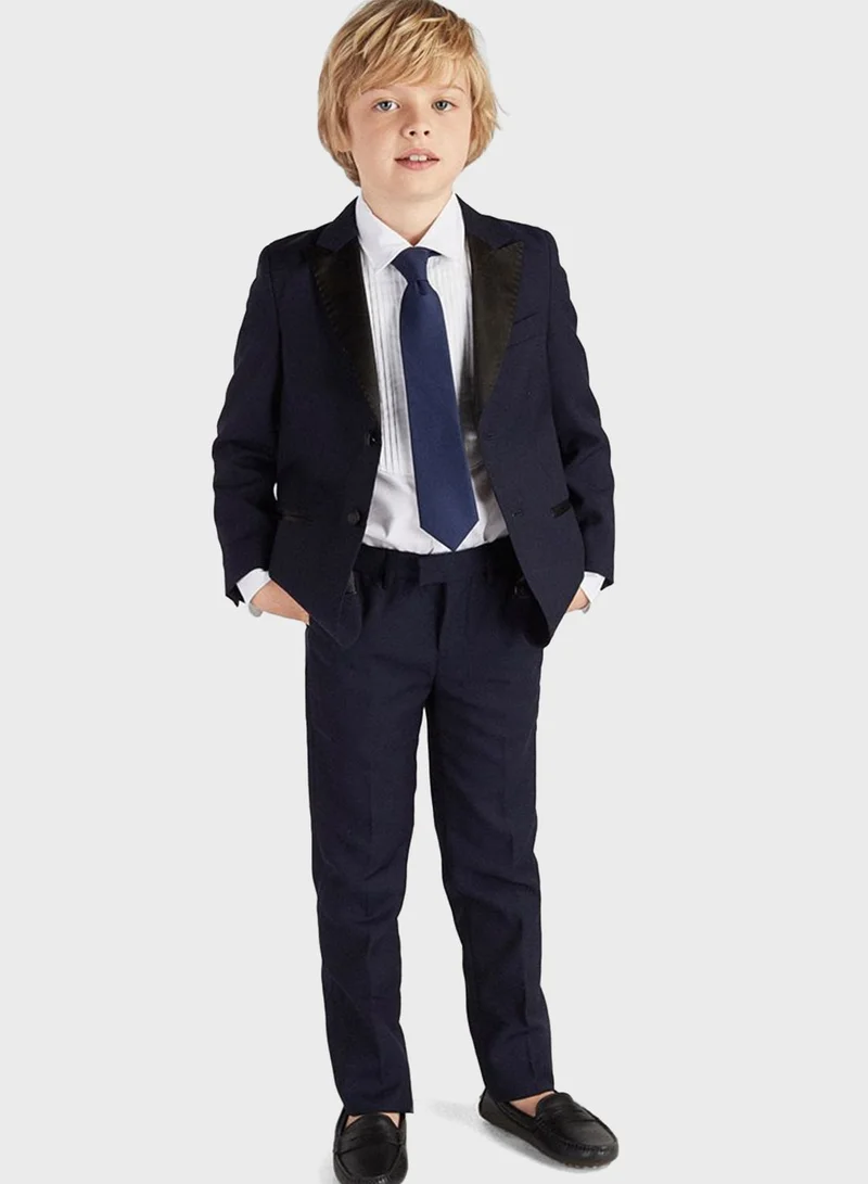 Sacoor Brothers Kids Slim Fit Suit