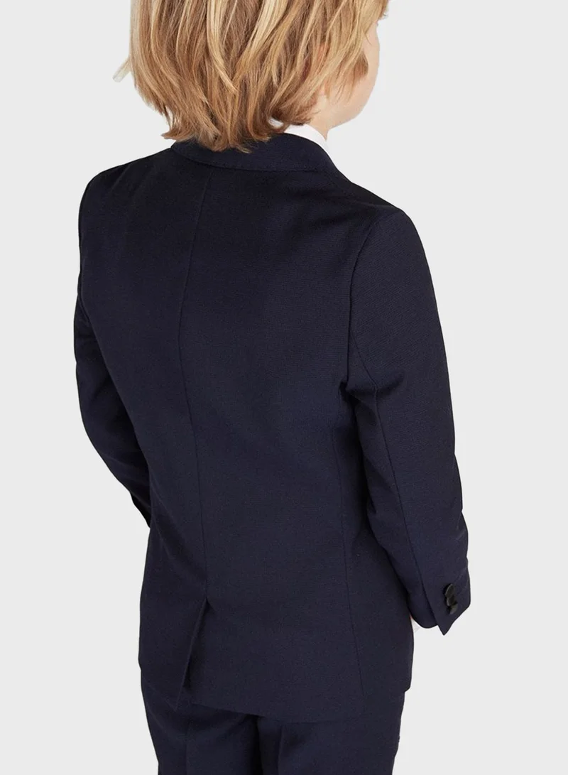 Sacoor Brothers Kids Slim Fit Suit