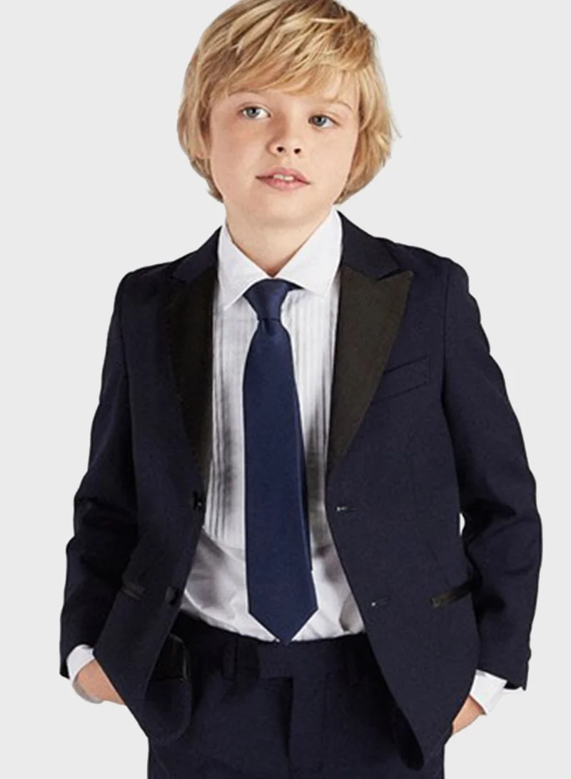 Sacoor Brothers Kids Slim Fit Suit