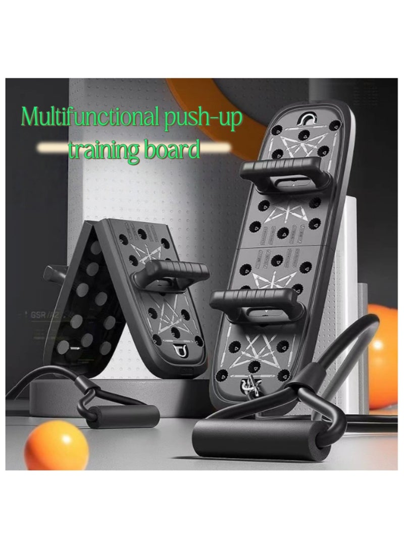 لوحة تدريب الضغط متعددة الوظائف للمنزل، معدات تدريب عضلات الصدر والبطن للرجال، لوحة ضغط خفيفة الوزن - Image 1