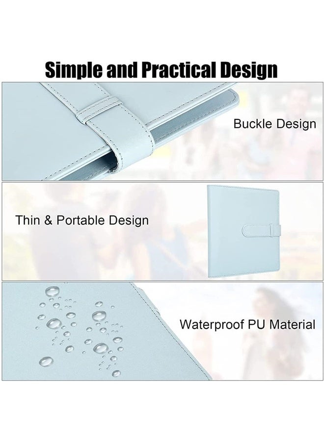 هومستر 128 جيوب ألبوم الصور المصغرة لكاميرا فوجيفيلم إنستاكس ، بولارويد ، كاميرات فورية ، زرقاء - Image 3