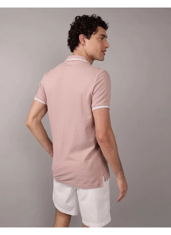 امريكان ايجل AE Slim Fit Pique Polo Shirt
