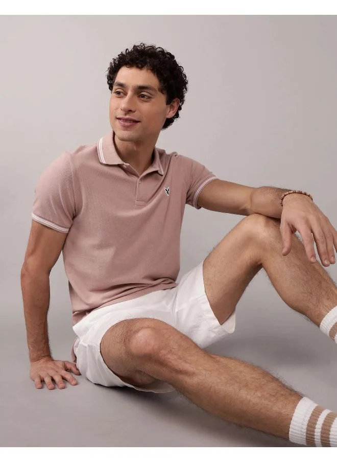 امريكان ايجل AE Slim Fit Pique Polo Shirt