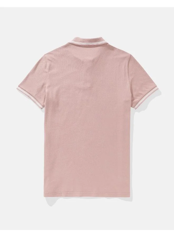American Eagle AE Slim Fit Pique Polo Shirt