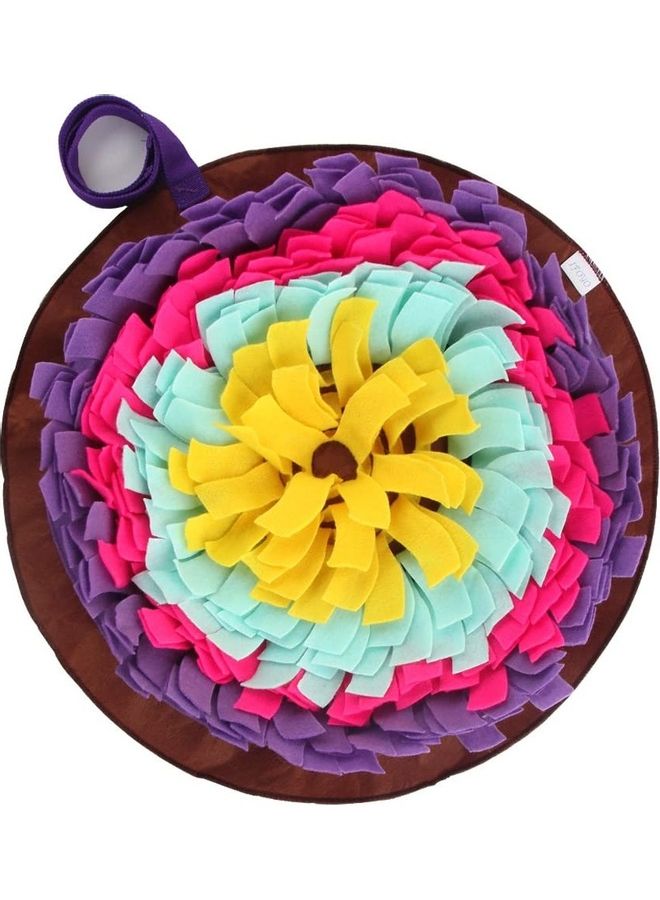 NIBEMINENT Pet Snuffle Training Feeding Mat Multicolour - Image 1