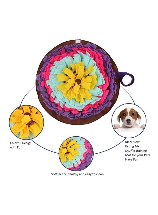 NIBEMINENT Pet Snuffle Training Feeding Mat Multicolour - Image 5