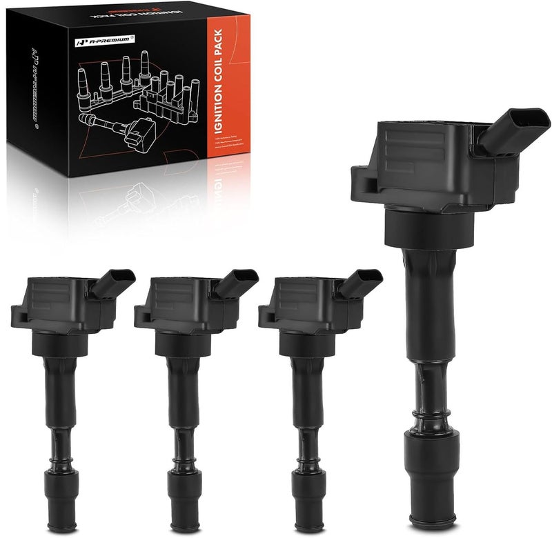 APremium Engine Ignition Coil Packs Compatible with Hyundai Elantra 20152019 Kona Sonata Kia Forte 20162019 Optima 20172018 L4 20L 4PC Set