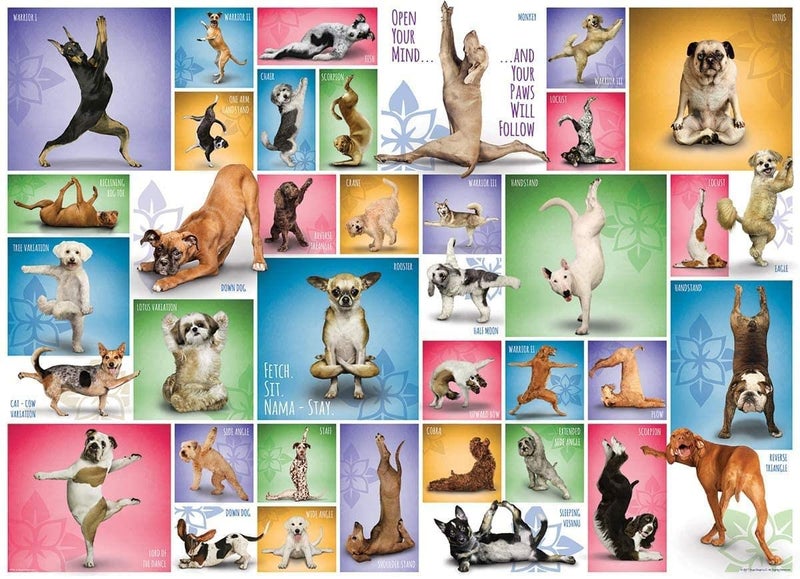 eurographics Yoga Dogs 1000pc Puzzle - Image 2