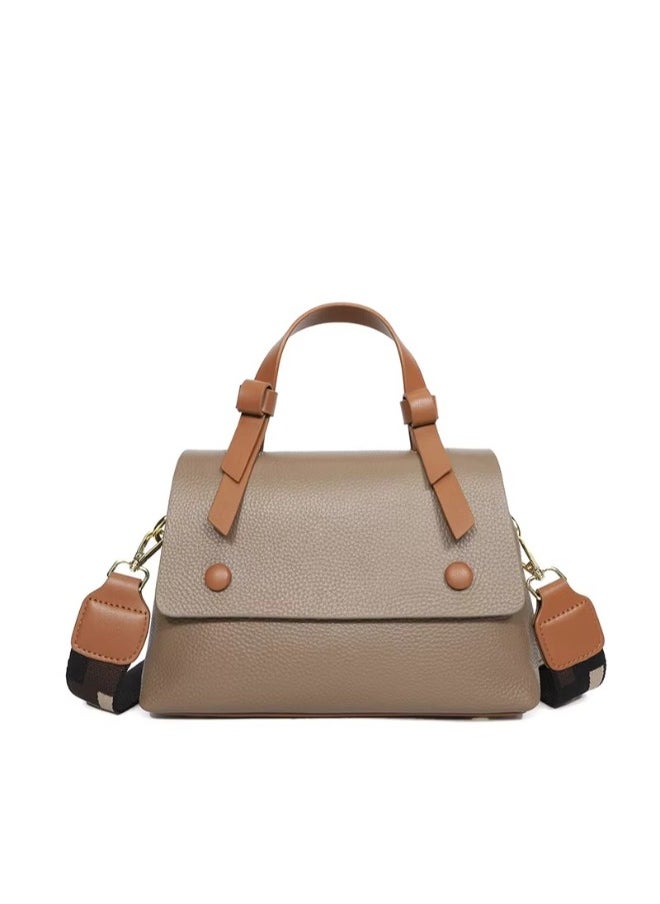 Rup Art Luxury Leather Women’s Handbag – Double Compartment Shoulder & Crossbody Bag, Fashion Square Messenger Bag for Ladies  - Image 1
