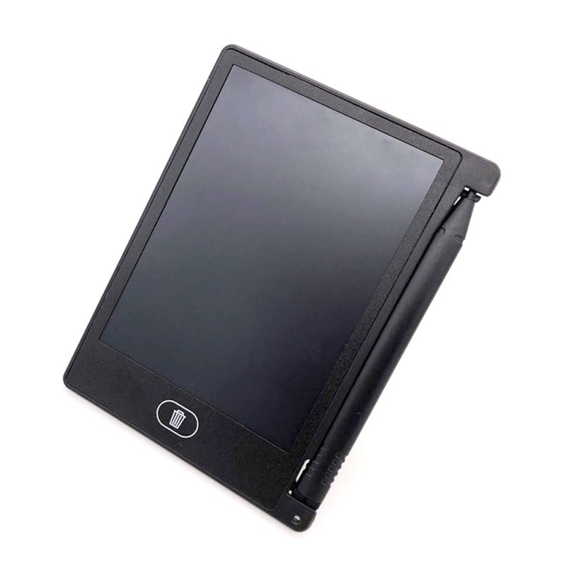 تابلت ومذكرة إلكترونية LCD صغيرة بحجم 4.4 بوصة لكبار السن والأطفال لكتابة التواصل — سوداء أذكى محمولة - Image 4