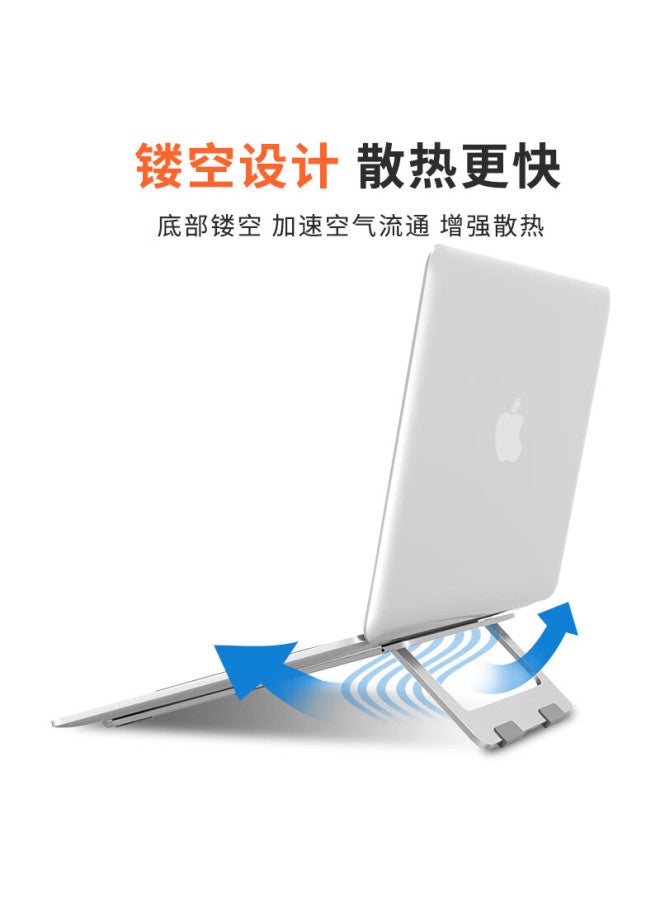Ecola Laptop Stand Office Computer Desk Portable Adjustable Thinkbook Cooling Aluminum Handwriting Tablet Reading At25sv - Image 2