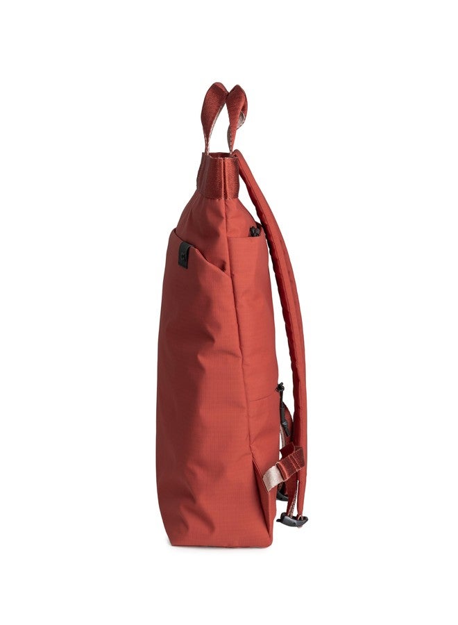 DailyObjects Water Resistant Pivot Carrypack Bag for Men & Women|Fits 13/14/15.6 inch Laptop/Macbook Pro/Air|Lightweight| Backpack (21L)|Office Use/Travel|Multi Pocket|Adjustable Shoulder Strap (Red) - Image 2