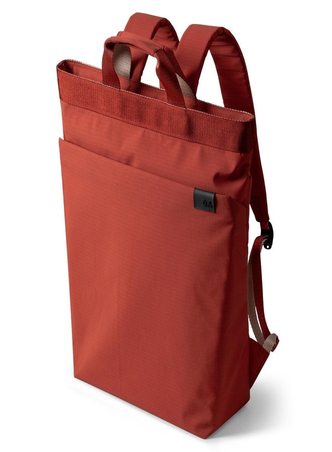 DailyObjects Water Resistant Pivot Carrypack Bag for Men & Women|Fits 13/14/15.6 inch Laptop/Macbook Pro/Air|Lightweight| Backpack (21L)|Office Use/Travel|Multi Pocket|Adjustable Shoulder Strap (Red) - Image 1