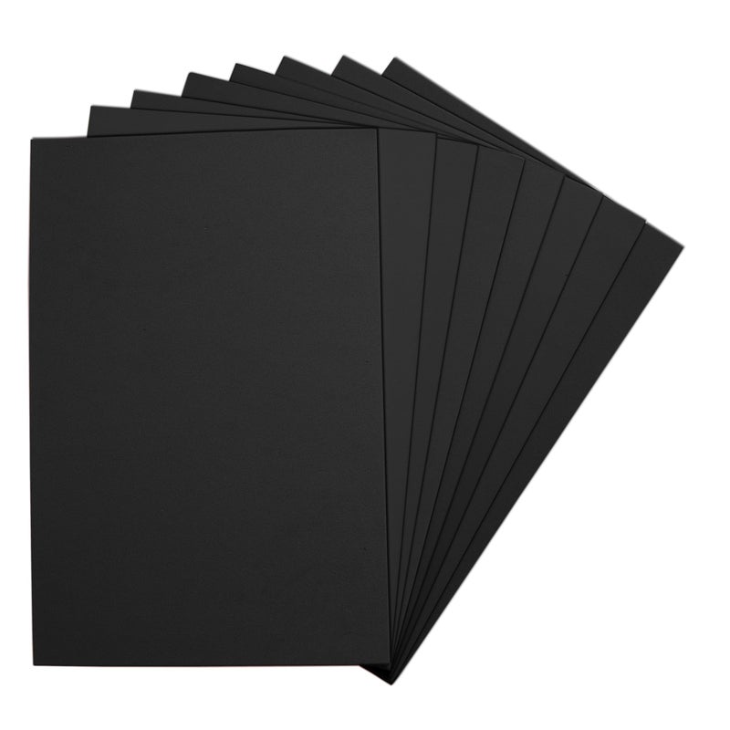 ACTIVITYYA EVA Foam Sheets Black, 6 x 9 Inch, 2mm Thick - Foam Paper for DIY Arts and Crafts, School Projects, and More - 8 Pack - Image 1
