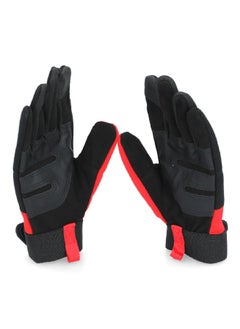 ACE Foldable Design Long Lasting General Purpose Gardening Gloves Black and Red L 53662-23  - Image 4