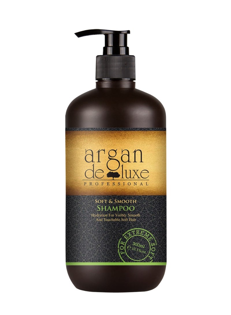 أرغان ديلوكس شامبو أرجان ديلوكس ناعم وأملس 300 مل