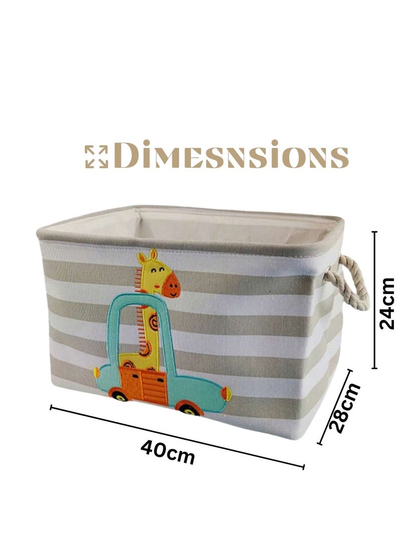 turtees Baskets for organizing Laundry Basket Storage Bucket Picnic Dirty Clothes Basket Box - Image 3