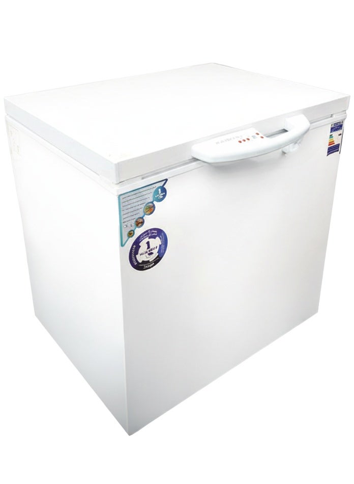 دبليو دوت الاسكا فريزر أفقى سعة 200 لتر ابيض ديجيتال الاسكا - Image 2