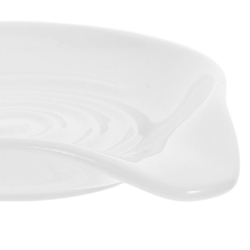 Ceramic Spoon Rest Kitchen Utensil Holder Porcelain Ladle Spatula Rest for Stove Countertop - Image 4