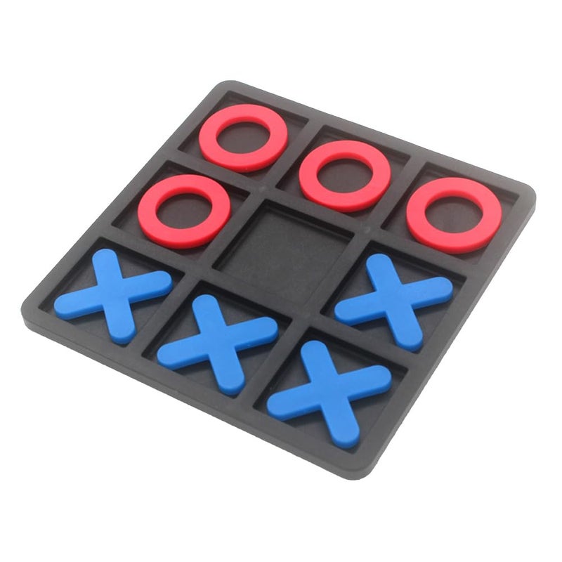 BQSPT Tic Tac Toe Board GameTic Tac Toe Family Game Classic Board Game Classical Family Board GameChildrens Tic Tac Toe Game Plastic tic tac Toe Game Board Size 15 X 15 cm - Image 3