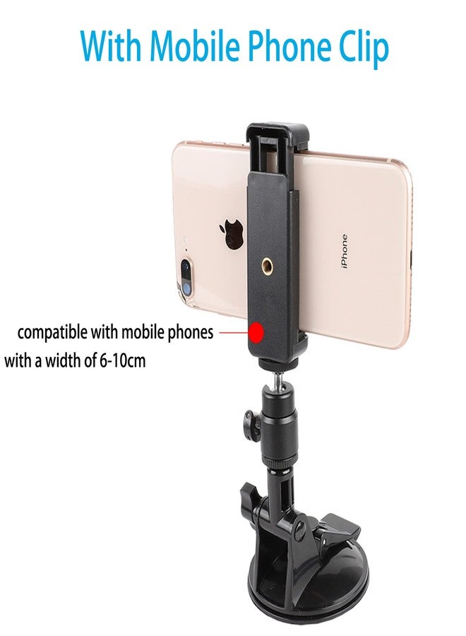 PellKing Action Camera Suction Mount with Adhesive Pad for Car Dashboard, Vehicle Windshield & Window Mount, Compatible with GoPro Hero 10, 9, 8, 7, 6, 4, 5, DJI Osmo Action 2, Akaso - Image 5