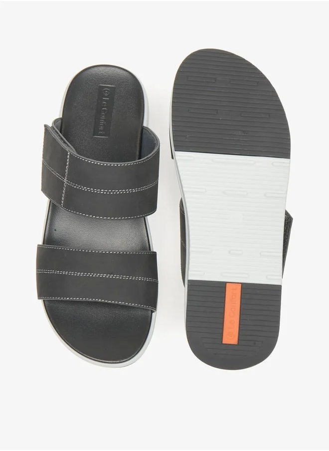Le Confort Men Strappy Slip-On Sandals