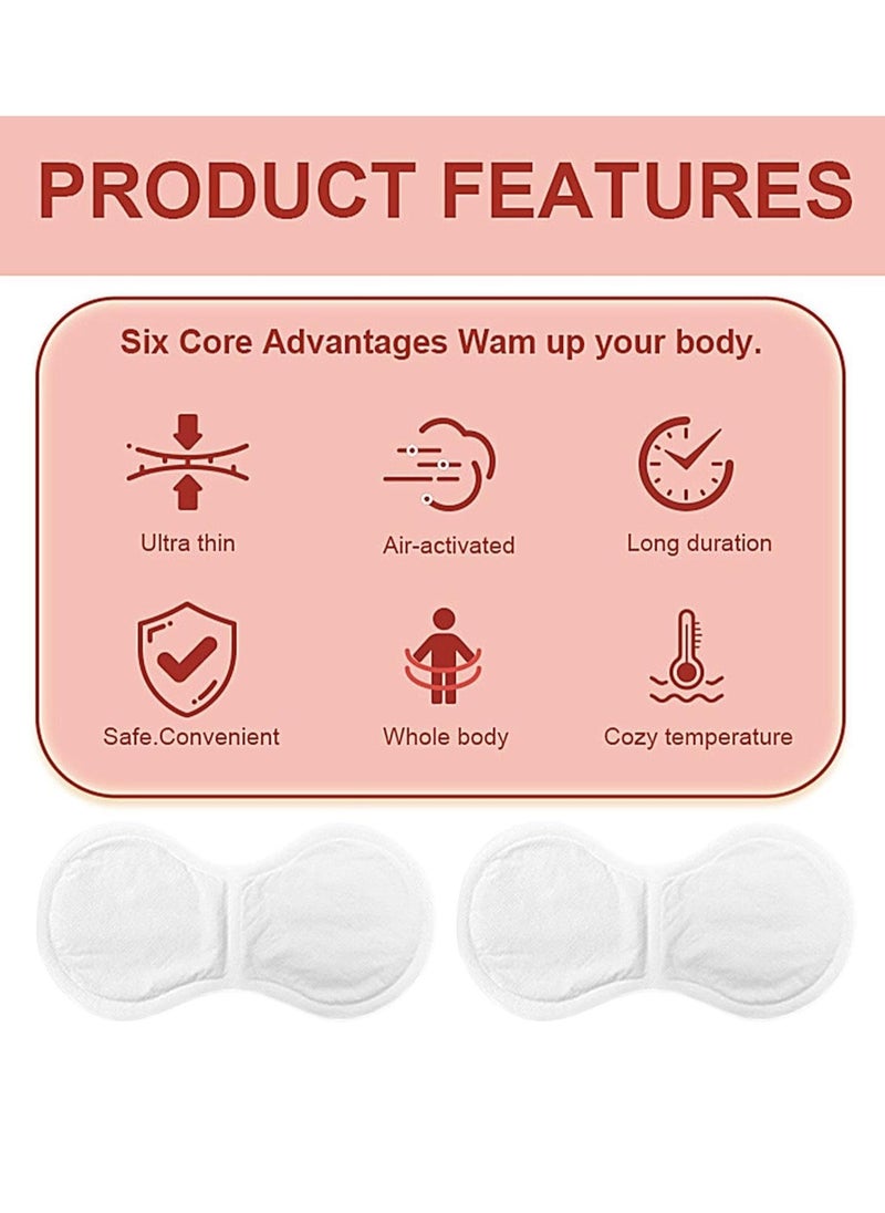 Hodaf Heat Patches for Period Pain Relief  Period Cramps, Portable Menstrual Heating Pad, Air-Activated Adhesive Heating Patches for Cramps, Suitable for All Skin Types, 5 Packs - Image 5
