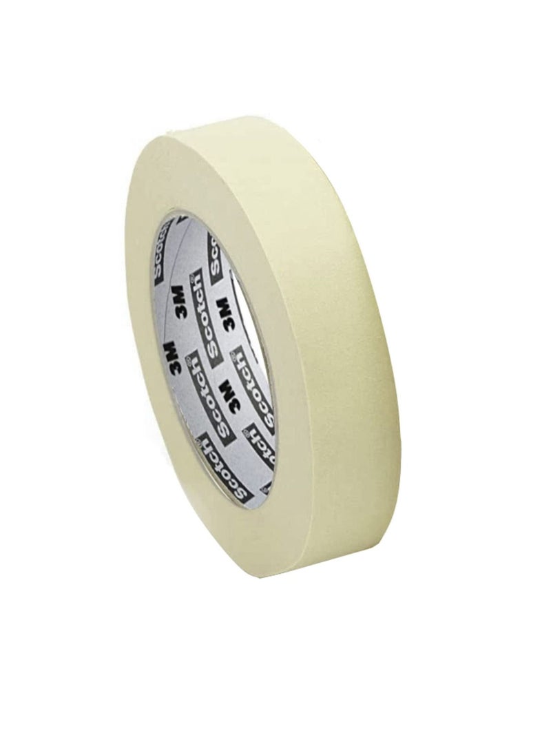 Scotch  scotch 3M P3610 Masking Tape 24 X 50 mm Masking Tape General Purpose Painter's Tape Bulk for Painting Labeling Packing Craft Home Office School 1, 24 mm 1 inch x 50 Meter  - Image 3