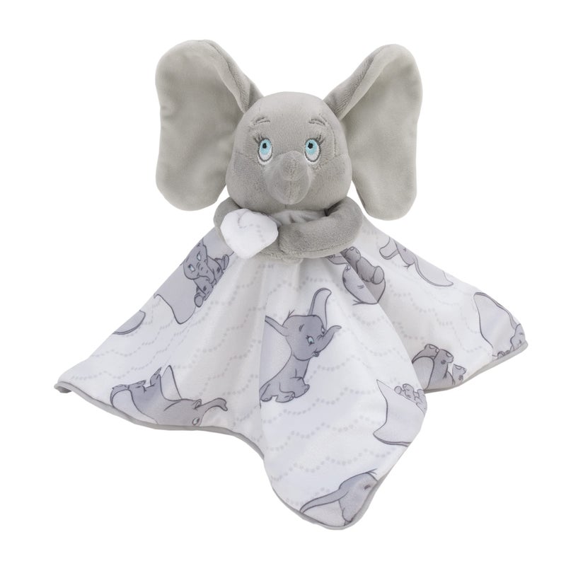 Disney Dumbo White and Grey Lovey Security Blanket - Image 1