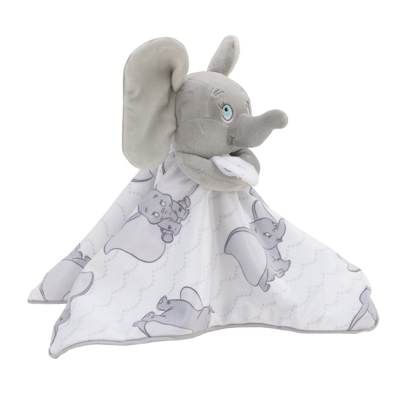 Disney Dumbo White and Grey Lovey Security Blanket - Image 2