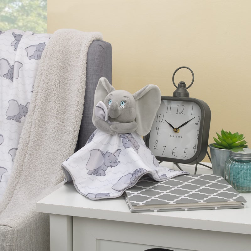 Disney Dumbo White and Grey Lovey Security Blanket - Image 4