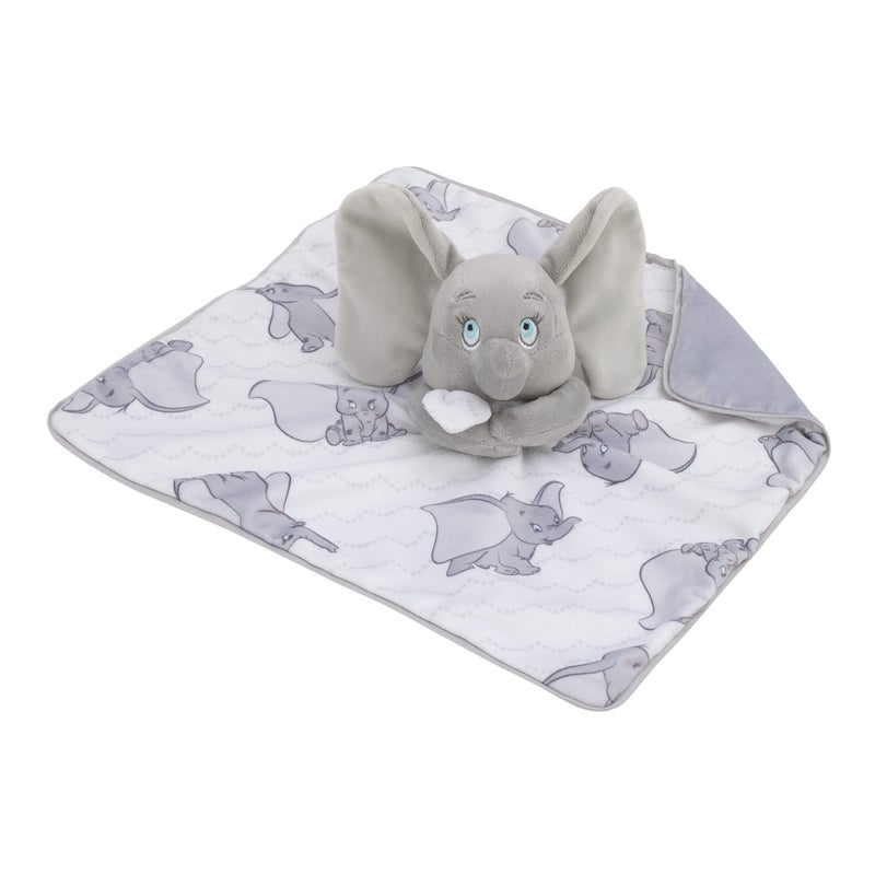 Disney Dumbo White and Grey Lovey Security Blanket - Image 3