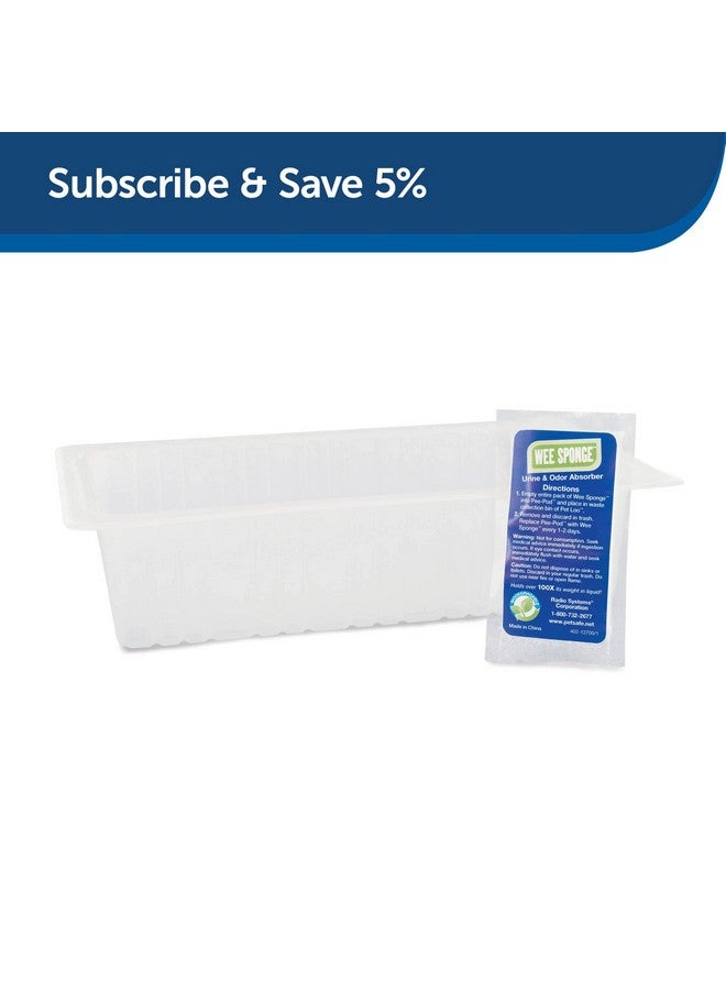 PetSafe Pet Loo Pee-Pod with Sponge - 7-Pack - Indoor Toilet Tray for Pets - Urine Disposal - Image 5