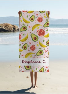 Share the Love Personalised Beach Towel - Fruit Design Printed Towel(70x140cm)  - Image 2