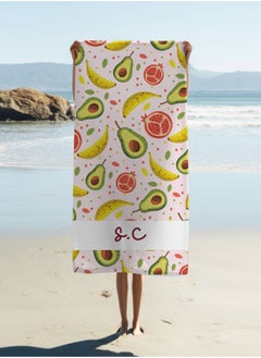 Share the Love Personalised Beach Towel - Fruit Design Printed Towel(70x140cm)  - Image 3