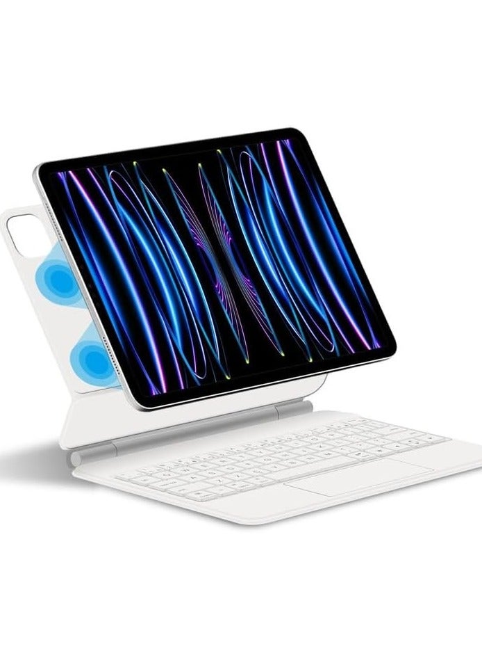 General Magnetic Floating Wireless Keyboard Case Compatible with iPad air 13 Inch 2024 , Rechargeable Bluetooth Keyboard with Multi-Touch Trackpad For iPad air13  - Image 1