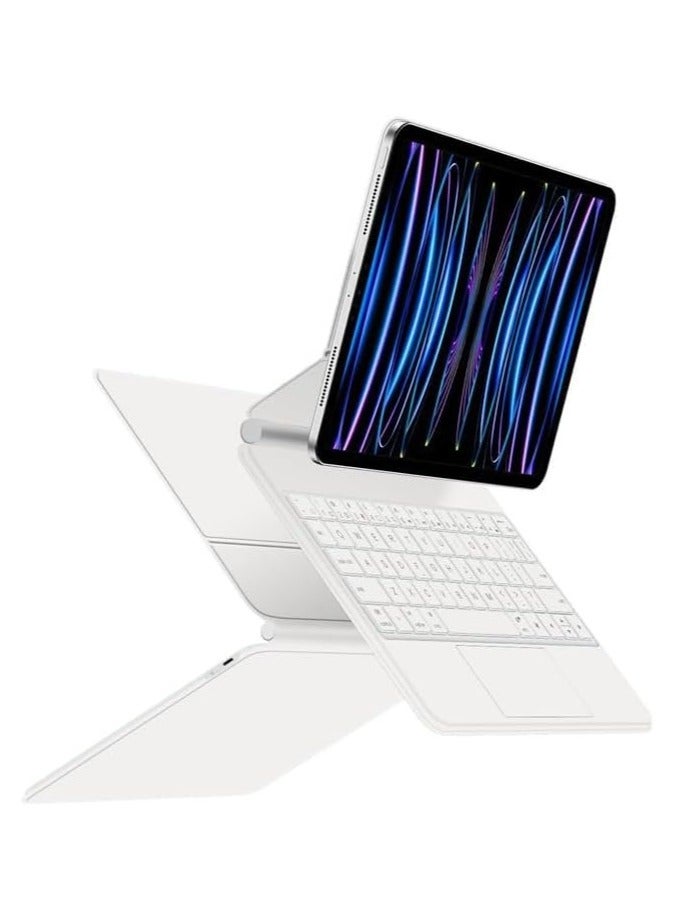 General Magnetic Floating Wireless Keyboard Case Compatible with iPad air 13 Inch 2024 , Rechargeable Bluetooth Keyboard with Multi-Touch Trackpad For iPad air13  - Image 3
