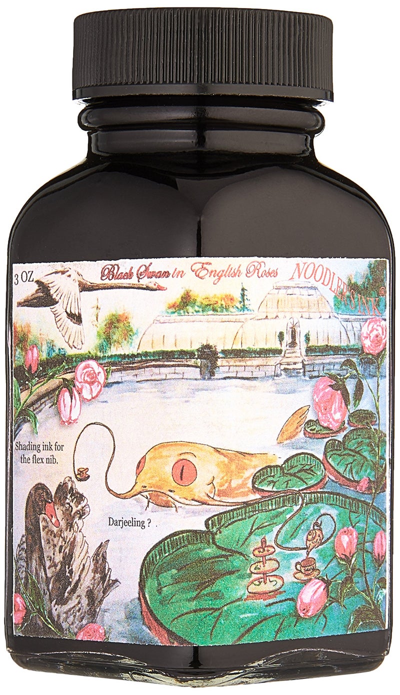 Noodler's Ink Refills Black Swan in English Roses Bottled Ink - ND-19037