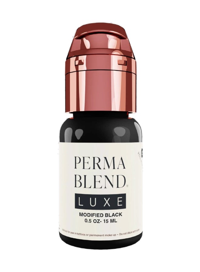 Perma Blend صبغة كحل فاخرة معدلة باللون الأسود 15 مل نباتية وطويلة الأمد Lxmb1/2-S - Image 1
