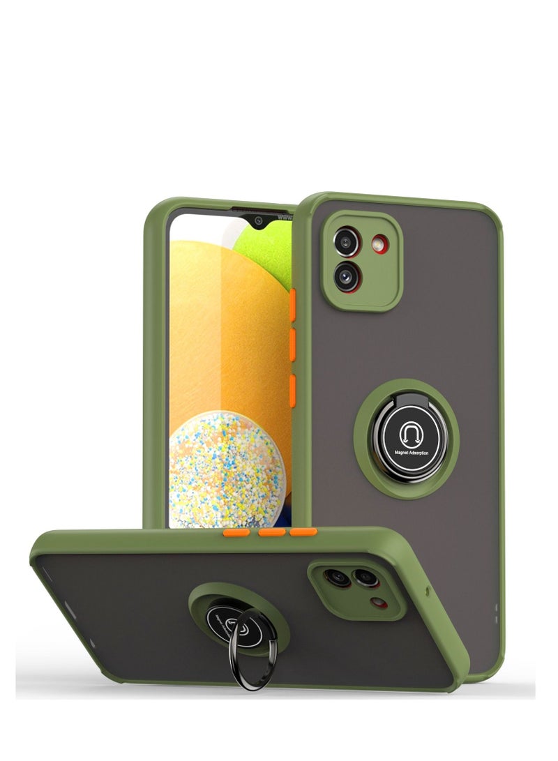 GULFLINK Back Cover Phone Protection Case For Samsung A03 Dark green - Image 1