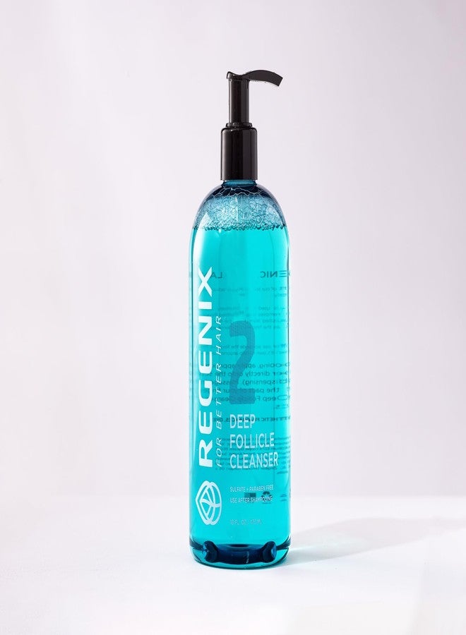 Regenix Deep Follicle Cleanser for Hair Thinning, Dandruff & Itchy Scalp, Removes Debris & Product Build-up for Cleaner, Healthier Scalp, Use 3x a Week, 16 Fl Oz - Image 4