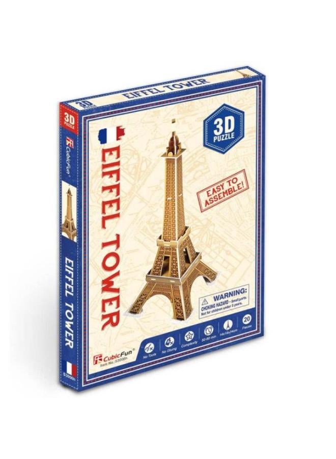 كيوبيك فن لغز ثلاثي الأبعاد لبرج إيفل - Image 1