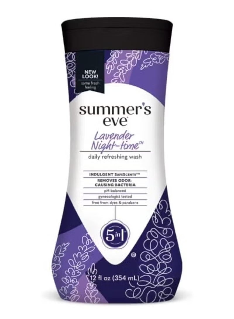 Summer's Eve Night-Time Cleansing Wash lavender 354ml - Image 2