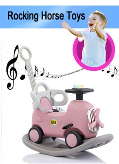 Rocking Horse Toys, Multifunctional Baby Rocking Horse, 3 In 1 Interactive Rocking Horse With Push Rod, Fun Baby Rocking Chair With Rocking And Sliding Way, Detachable Riding Rocking Animal, Easy To Rock And Assemble - pzsku/Z549276025A5A9D06B970Z/45/_/1734599237/af63ec0a-af44-47fe-acf5-b5db09eba6f0