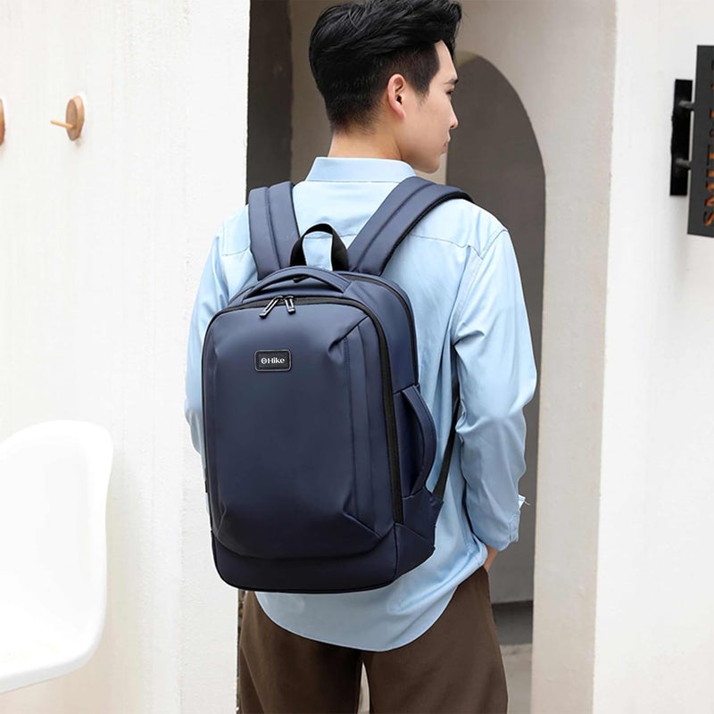 HIKE Durable Polyester Backpack Water Resistant Two Way Loader 17-inch Daypack with Built in USB Port for Men and Women, HK2104 - Image 2