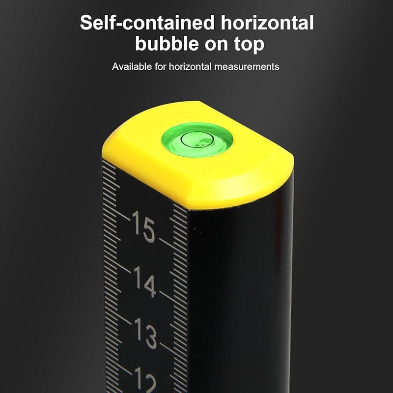 أداة تسوية البلاط ذات الارتفاع المتساوي من الألومنيوم ذات الوجهين مسطرة تحديد المواقع - Image 5