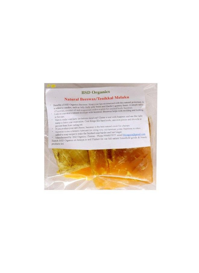 BSD Organics - Natural Beeswax/Tenikkal Meluku/Mom For Skin Care Lip Balm Moisturizer Candies And More 200 Grams - Image 1