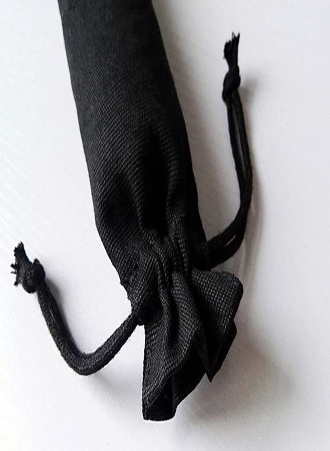 lovielf Black Protective Canvas Sleeve for Mahjong Racks and Pushers long draw string storage bag - Image 2