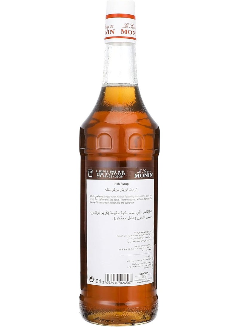 Monin Premium Irish Cream Flavored Syrup for Coffee and Beverages - 1L - Image 2
