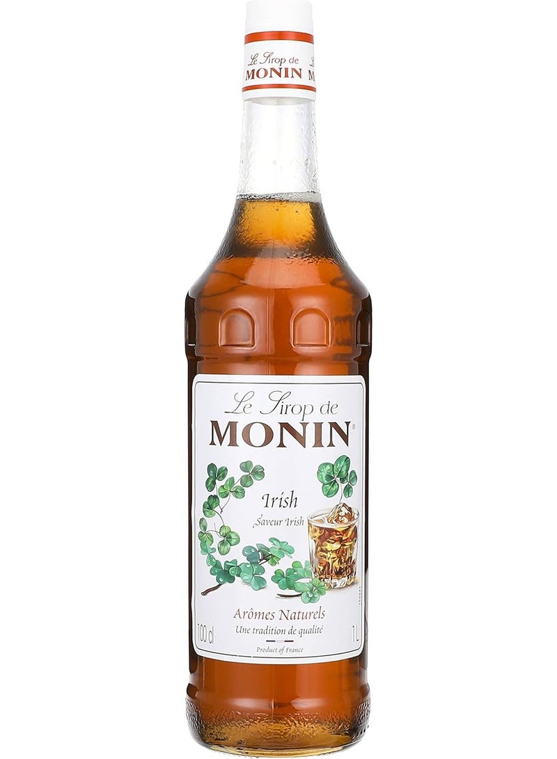 Monin Premium Irish Cream Flavored Syrup for Coffee and Beverages - 1L - Image 1